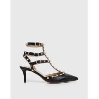 ราคา Valentino Rockstud Caged Mid-heel Pump 65mm (Pumps,Mid Heels) (2860212)