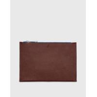 ราคา Behno Trish Pebble Leather Clutch Bag-Brown (Clutch Bags,Pouch) (1623701)