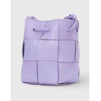 ราคา Bottega Veneta Cassette Small Lambskin Intrecciato Bucket Bag (Bucket Bags) (2576844)