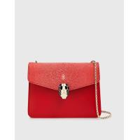 ราคา Bvlgari Serpenti Forever Galuchat Skin And Calfskin Crossbody Bag (Shoulder bags,Chain Strap) (719439)