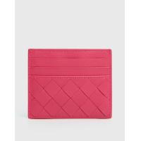 ราคา Bottega Veneta Calfskin Intrecciato Card Holder (Wallets and Small Leather Goods,Cardholders) (3794404)