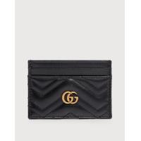 ราคา Gucci GG Marmont Leather Card Holder (Wallets and Small Leather Goods,Cardholders) (3557847)