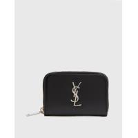 ราคา Saint Laurent Leather Coin Zipped Pouch (Wallets and Small Leather Goods,Wallets) (4499191)
