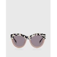 ราคา Stella McCartney Printed Color-block Cat-eye Sunglasses (Sunglasses,Cat Eye) (6778)