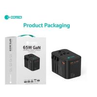 ราคา Coteci Universal 65W PD GaN พร้อมพอร์ต USB-C 2 (23381796198)