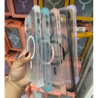 ราคา เคสโทรศัพท์มือถือขอบสี TPU แบบobj, กันกระแทก มีแม่เหล็ก สําหรับ IPhone13Promax/14Promax/15Plus/15Promax (24528913942)