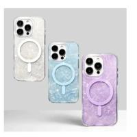 ราคา เคสมือถือลายหินอ่อน Magnetic สำหรับ iPhone IPhone16/16Pro/16Promax (26717845172)