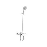 Kohler ก๊อกผสมลงอ่างอาบน้ำและยืนอาบแบบติดผนังพร้อมฝักบัวสายอ่อน รุ่น K-99030T-4-CP
