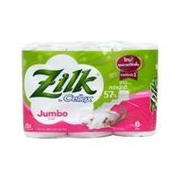 ราคา กระดาษชำระ ZILK JUMBO แพ็ค6
