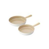 ราคา ชุดกระทะ NEOFLAM FIKA 24,28 ซม. สีครีม 2 ชิ้น