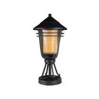 ราคา L&E ไฟหัวเสา เหล็ก-แก้ว COUNTRY สีดำ รุ่น 36-01726