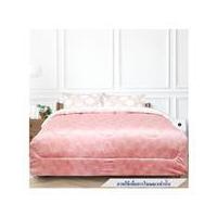 ราคา ชุดผ้าปูที่นอน 5 ฟุต 5 ชิ้น SLUMBERLAND ELLAND สี WHITE/PINK