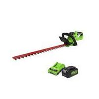 GREENWORKS เครื่องตัดแต่งพุ่มไม้ (พร้อมแบตเตอรี) 24 โวลต์ รุ่น GWS0002