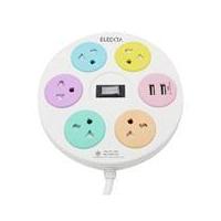 Eleckta รางปลั๊กไฟ 5 ช่อง 1 สวิตซ์ 2 USB ยาว 3 เมตร รุ่น RD-5121