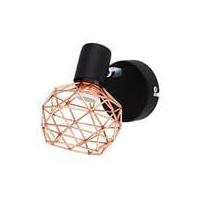 Carini โคมไฟกิ่งใน สีทองแดง ดำ 1 หัว รุ่น VS0266-1