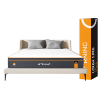 ราคา ที่นอนยางพาราแท้ เสริมพ็อกเก็ตสปริง 3.5ฟุต MORNING SLEEP LATEX ELITE PLUS หนา 10 นิ้ว