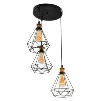 ราคา CST โคมไฟช่อ 3 หัว MODERN โลหะ สีดำ รุ่น 6113-3