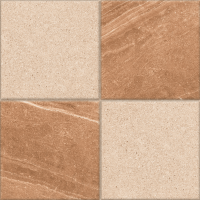 Sosuco กระเบื้องปูพื้น ร็อคอัคนี-น้ำตาล (A) 16X16 นิ้ว