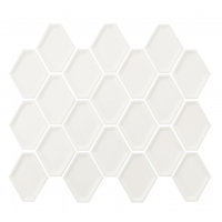 ราคา Cotto กระเบื้องโมเสค คอตโต้ เฮกซ์ บีเวล อิน ขาว 31.1X35.6 ซม.