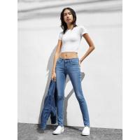 ราคา Levi's กางเกงยีนส์ทรงฟิตเข้ารูป รุ่น 711 - สีฟ้าเข้ม (40788)