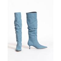 ราคา Houseofcleopatra รองเท้ารุ่น Denim Cindy Slouchy Boots - สี Denim (102118)