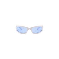 ราคา VISITOR Vintage Glasses แว่นตากันแดด รุ่น Moon Eye - White Sky Lens (100329)