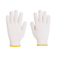 ราคา ถุงมือผ้าขอบเหลือง 700g. (12 คู่/แพ็ค) (29069)