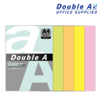 ราคา กระดาษสี / การ์ดสี A4 120 แกรม แพ็ค 50 แผ่น คละ 5 สี (4771)