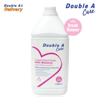 ราคา Double A Care สบู่เหลวล้างมือ แอนตี้แบคทีเรีย กลิ่น Fresh Flower ขนาด 3.8 ลิตร (38847)