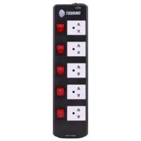 ราคา Toshino รางปลั๊ก 5ช่อง 5 สวิตซ์ รุ่น TIS515 10M (81251)