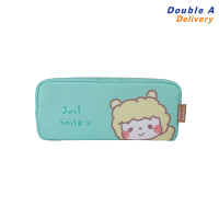 ราคา กระเป๋าดินสอ 10x5x22 cm. ลาย Bear Please สีเขียว (265226)