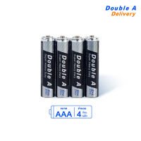 ราคา ถ่านคาร์บอนซิงค์ ดั๊บเบิ้ล เอ ขนาด1.5V AAA 4ก้อนต่อแพ็ก (294746)