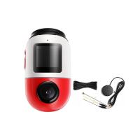 ราคา 70mai กล้องติดรถยนต์อัจฉริยะสามารถหมุนได้บันทึกภาพได้ถึง360องศาพร้อมHardwire Kit UP04รุ่นX200 32GB สีแดง (MKP1488414)