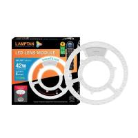 ราคา LAMPTAN แผงไฟเพดานกลม LED 42 วัตต์ Daylight รุ่น LENS MODULE (MKP0787998)