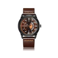 ราคา CURREN นาฬิกาข้อมือผู้ชายสายหนัง Sport Unique Design แสดงวันที่ รุ่น C298 (MKP0289566)