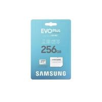 ราคา SAMSUNG เมมโมรี่การ์ด EVO Plus 256GB พร้อมอะแดปเตอร์ 130MB/s สีฟ้า (MKP1433885)