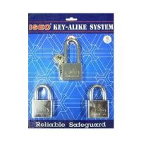 ราคา ISON กุญแจคีย์อะไลค์ลูกปืนคล้องคอสั้นเหล็ก รุ่น KA877(CP)40/3 ขนาด 40 มม. (3 ชิ้น) (MKP1425902)