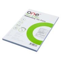 ราคา One หนังสือรับรองหักภาษี ณ ที่จ่าย ONE 4ชั้น (25ชุด) (MKP1006959)