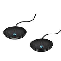 ราคา LOGITECH ไมโครโฟนเสริมเพื่อเพิ่มระดับเสียงใช้ร่วมกับรุ่น Group เท่านั้น สีดำ (MKP1244109)