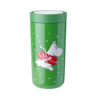 ราคา STELTON แก้วเก็บเย็น ร้อน สุญญกาศ จับไม่ร้อนมือ ขนาดความจุ 0.4 ลิตร Moomin Camping สีเขียว (MKP1400404)