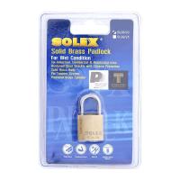 ราคา SOLEX กุญแจสปริงคล้องคอสั้นทองเหลือง รุ่น SL99/20 ขนาด 20 มม. สีทองเหลือง (MKP1154948)