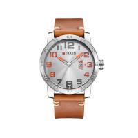 ราคา CURREN นาฬิกาข้อมือผู้ชาย สายหนัง หน้าปัดสไตส์ Casual รุ่น C8254 (MKP0307178)