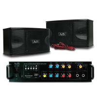 ราคา SONAR แอมป์ขยายเสียง 80W รุ่น AV-206+ลำโพง 6.5 นิ้ว ตู้ลำโพงต่อขยาย รุ่น KS-251 Amp Amplifier เครื่องขยายเสียง (MKP0724154)