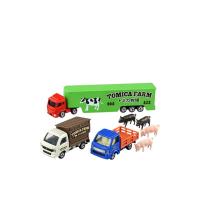ราคา Tomica Diecast ชุดของเล่นรถบรรทุกในฟาร์ม สีหลากสี (CDS97671534)