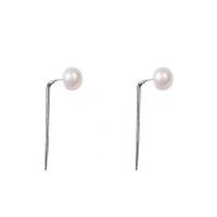 ราคา SWAN ต่างหูยาวเงินแท้ Pearl Spike รุ่น 9186640080 สีเงิน (MKP1310610)