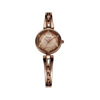 ราคา KIMIO นาฬิกาข้อมือผู้หญิง หน้าปัด Casual กระจกตัด Luxury Stainless Steel รุ่น KW6033 สีน้ำตาล (MKP0546019)