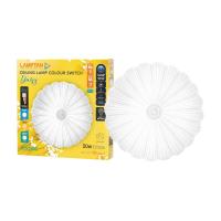 ราคา Lamptan โคมไฟเพดานอะคริลิก LED 50W Tri-Color รุ่น Daisy 50W/Tri-Color สีขาว (MKP1376706)