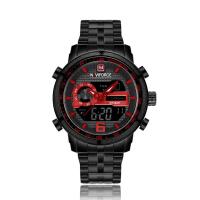 ราคา Naviforce นาฬิกาข้อมือผู้ชาย Naviforce สปอร์ตแฟชั่น NF9119 C สายสแตนเลสสตีลสีดำ กันน้ำ ระบบอนาล็อก (MKP0020357)