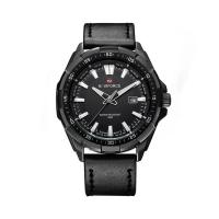 ราคา Naviforce นาฬิกาข้อมือผู้ชาย รุ่น NF9056C สายหนังสีดำ สีดำ (MKP0001025)