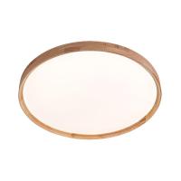 ราคา Luzino โคมไฟเพดานอะคริลิก LED 48 W Tri-Color รุ่น PX-0703-500(WD)/Remote ขนาด 50x50x6.5 ซม. สีขอบไม้ (MKP1026749)